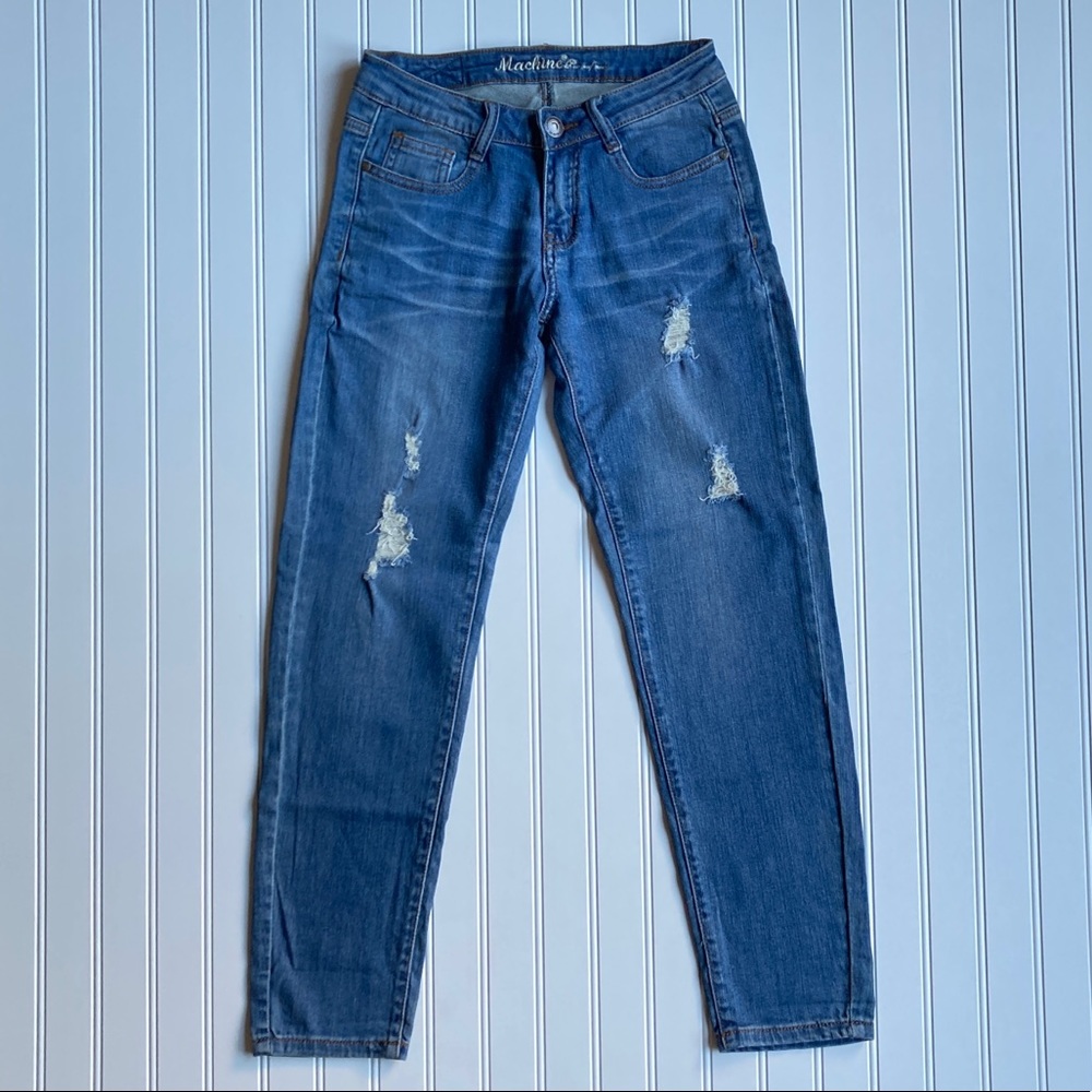 Machine Jeans Distressed Jeans Size 26